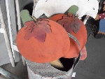 W - Pumpkin w/ Leaf on Stake