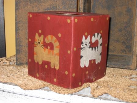 PM - Tissue Box Cover - Cats