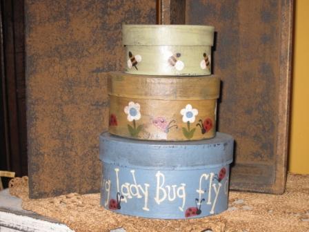 PM - Boxes - Lady Bug, set of 3