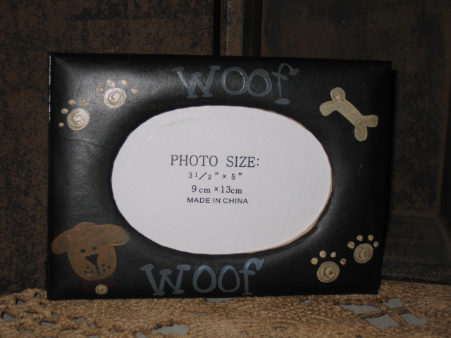 PM - Picture Frame - Dog, black